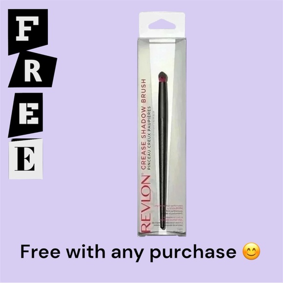 Revlon Other - FREE 🆕Crease Shadow Brush Vegan  Friendly